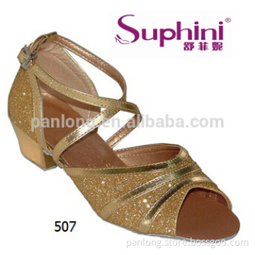 China Supplier Comfortable Salsa Shoes, Girls Latin Dance Shoes